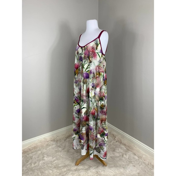 Aratta Silent Journey Rustic Luxury Dress Boho Gypsy Festival Summer Mesh Anthro - Picture 12 of 13